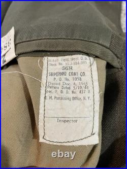 WWII US 8th Army Air Forces Ike Jacket Uniform WW2 Sz 36R Wool Patches