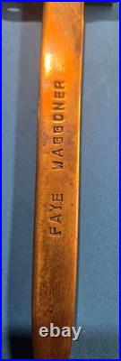 WWII US 9th Army Air Force Kitzingen Base Letter Opener Faye Waggoner