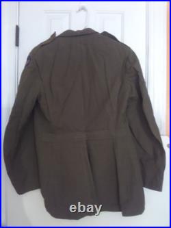 WWII US ARMY AIR CORPS FORCE WOOL UNIFORM STAFF SERGEANT Jacket 40R