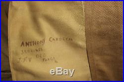 WWII US ARMY AIR FORCE 1st AAF & CBI DRESS UNIFORM NAMED GROUPING