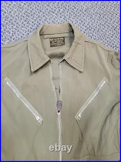 WWII US ARMY AIR FORCE USAAF TYPE L-1 FLYING LIGHT GABARDINE FLIGHT SUIT Medium