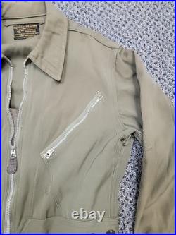 WWII US ARMY AIR FORCE USAAF TYPE L-1 FLYING LIGHT GABARDINE FLIGHT SUIT Medium