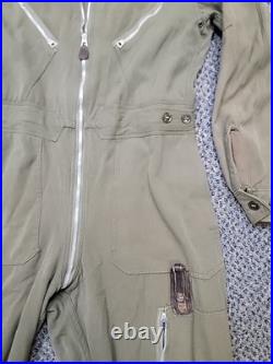 WWII US ARMY AIR FORCE USAAF TYPE L-1 FLYING LIGHT GABARDINE FLIGHT SUIT Medium