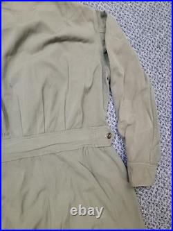 WWII US ARMY AIR FORCE USAAF TYPE L-1 FLYING LIGHT GABARDINE FLIGHT SUIT Medium
