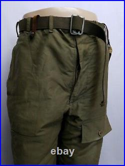 WWII US ARMY AIR FORCE WINTER FLYING TROUSERS TYPE A-10 3179 SZ 40 With BELT