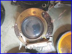 WWII US ARMY AIR FORCES Camera Gun Sight Aiming Point Storage Case With Lenses +