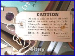 WWII US ARMY AIR FORCES Camera Gun Sight Aiming Point Storage Case With Lenses +