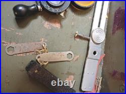 WWII US ARMY AIR FORCES Camera Gun Sight Aiming Point Storage Case With Lenses +