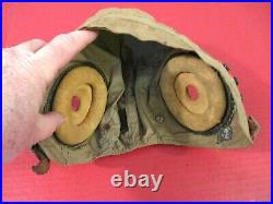 WWII US Air Force AAF Type AN-H-15 Summer Flying Helmet Size Large RARE