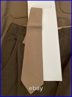 WWII US Army Air Corp Named Pilot Uniform Group 12 WithPatches