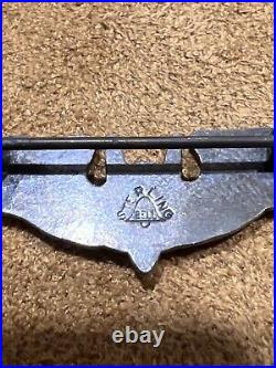 WWII US Army Air Corp Sterling Aerial Gunner Wings 2 Inch