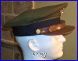 WWII US Army Air Corp force Cadet visor cap