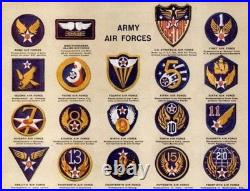 WWII US Army Air Corps 5th Air Force Patch 1940 Authentic