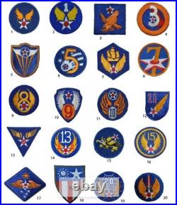 WWII US Army Air Corps 5th Air Force Patch 1940 Authentic
