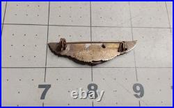 WWII US Army Air Corps Force Air Crew Silver 2 Inch Wings British Made
