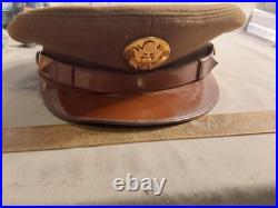 WWII US Army Air Corps Force Enlisted Men's Crusher Visor Hat Berkshire