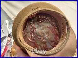 WWII US Army Air Corps Force Enlisted Men's Crusher Visor Hat Berkshire