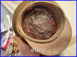 WWII US Army Air Corps Force Enlisted Men's Crusher Visor Hat Berkshire