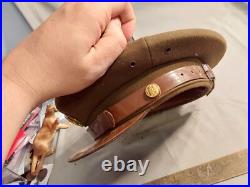 WWII US Army Air Corps Force Enlisted Men's Crusher Visor Hat Berkshire