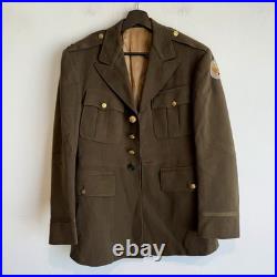 WWII US Army Air Corps Officer Pilot Uniform Named Felt Patch 1st Air Force