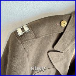 WWII US Army Air Corps Officer Pilot Uniform Named Felt Patch 1st Air Force