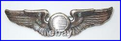 WWII US Army Air Force 3 Sterling OBSERVER Wings Pin AAF