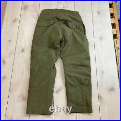 WWII US Army Air Force A-9 Pants Size 38 DANN Clothing Cold Weather