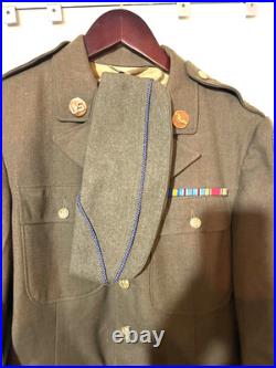 WWII US Army Air Force AAF 4 Pocket Service Coat / Uniform