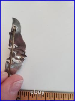 WWII US Army Air Force AAF Gemsco Sterling Silver Ariel Gunner Wings Pin