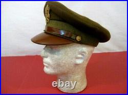 WWII US Army Air Force AAF Officer's Crusher Cap or Hat Size 7 Original #3