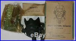 WWII US Army Air Force AAF Pilot's Type A-14 Oxygen Demand Mask in Original Box