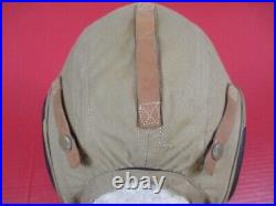 WWII US Army Air Force AAF Type AN-H-15 Summer Flying Helmet Dtd 1944 Sz Med