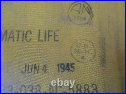 WWII US Army Air Force AN6519-1 Mae West Inflatable Life Preserver Vest 1945