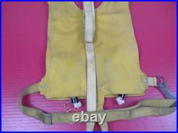 WWII US Army Air Force AN6519-1 Mae West Inflatable Life Preserver Vest 1945