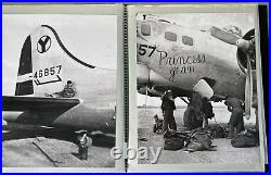 WWII US Army Air Force Air Corps B-17 2nd Bombardment Group Photos Letters News