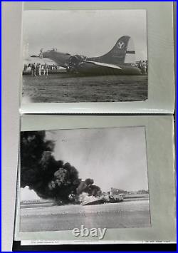 WWII US Army Air Force Air Corps B-17 2nd Bombardment Group Photos Letters News