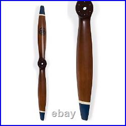 WWII US Army Air Force Airplane Propeller Replica Wooden Prop with Star Emblem