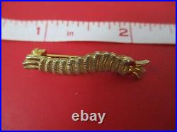 WWII US Army Air Force Caterpillar Club Pin Sterling Pres by Irving XLNT 2