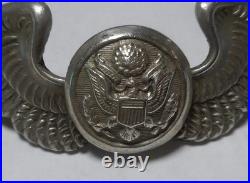 WWII US Army Air Force Crew Wings Ludlow London Sweetheart Bracelet Trench Art