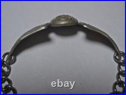 WWII US Army Air Force Crew Wings Ludlow London Sweetheart Bracelet Trench Art