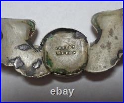 WWII US Army Air Force Crew Wings Ludlow London Sweetheart Bracelet Trench Art