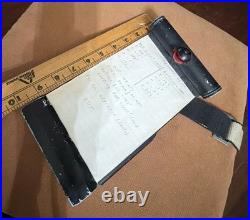 WWII US Army Air Force Fighter Pilot Clipboard Kneeboard Flight Log Light Cover