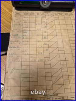 WWII US Army Air Force Fighter Pilot Clipboard and Flight Log Built in Light WOW