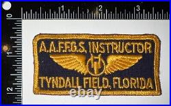 WWII US Army Air Force Flexible Gunnery School Instructor Tyndall Field FL Patch