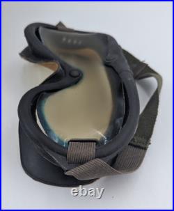 WWII US Army Air Force Flying Goggles Type B-8 With Box & Spare Lenses As Is