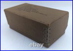 WWII US Army Air Force Flying Goggles Type B-8 With Box & Spare Lenses As Is
