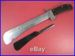 WWII US Army Air Force Folding Blade Machete Survival Knife withGuard Camillus
