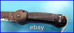 WWII US Army Air Force Imperial A-1 Pilot Folding Knife Machete + Scabbard USAAF