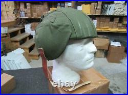 WWII US Army Air Force M-4 Flack Helmet Pilot / Crew NOS 100% orig Very Rare #2