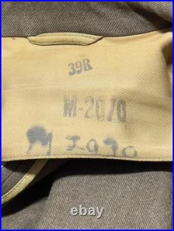 WWII US Army Air Force M1941 Technician Fourth Grade Coat 9th AAF Military Unifo
